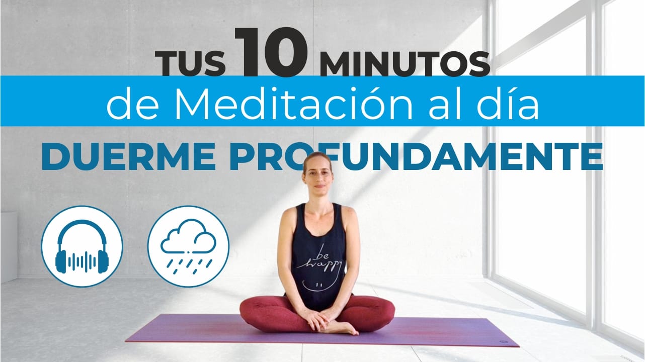 Meditación Guiada para Dormir | Sonido Lluvia Relajante