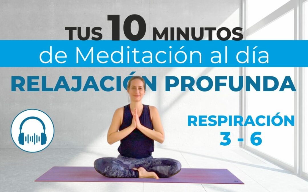 MEDITACIÓN MINDFULNESS para RELAJAR CUERPO y MENTE | Respiración 3-6