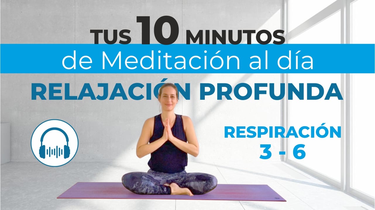 MEDITACIÓN MINDFULNESS para RELAJAR CUERPO y MENTE | Respiración 3-6