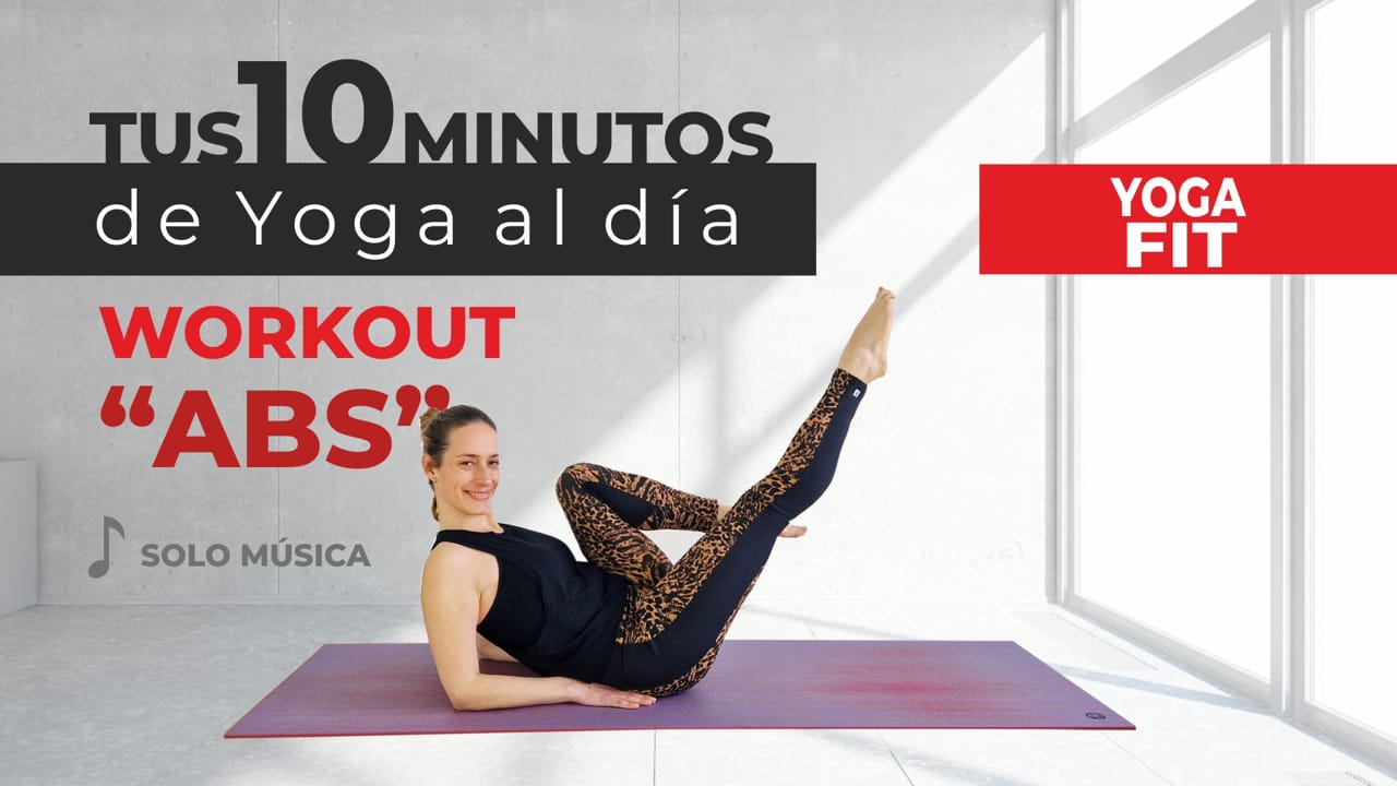 10 Min YOGA WORKOUT para TONIFICAR ABDOMEN en casa | Rutina Tonificación ABS